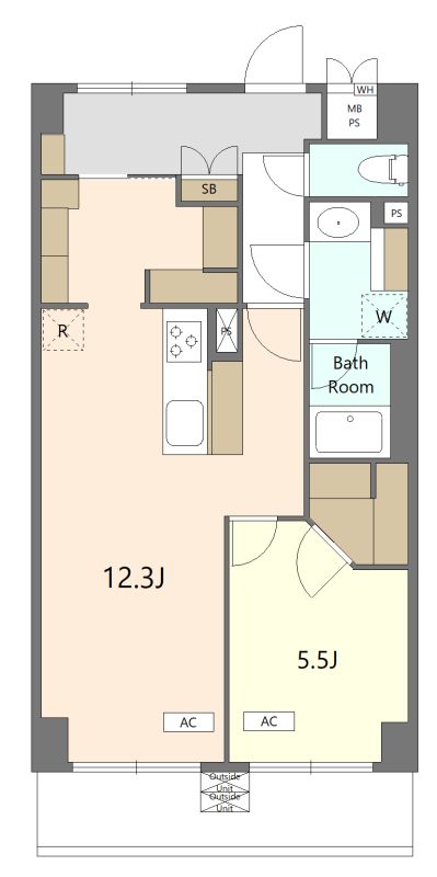オーキッドレジデンス練馬北町 202号室 間取り