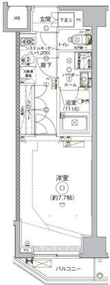 クレヴィスタ練馬平和台 202号室 間取り