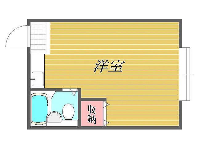 タッソーハイツ 203号室 間取り