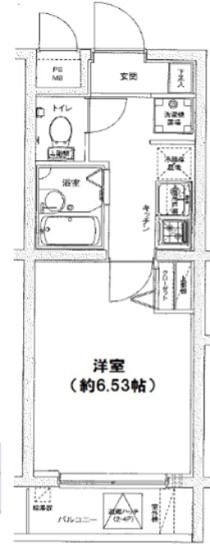 ドルチェ東京氷川台 405号室 間取り