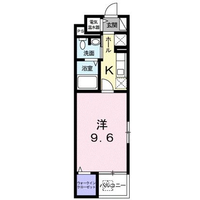 ソブレパサール 401号室 間取り