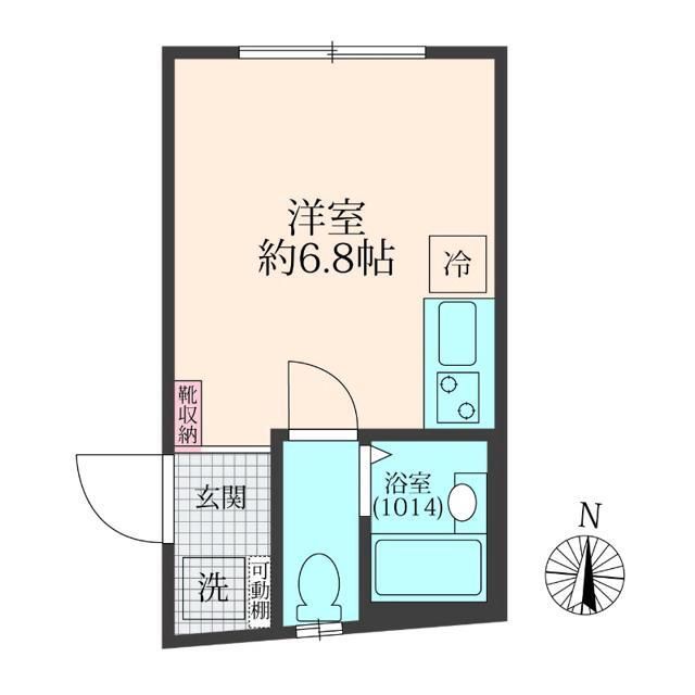 ＲＩＣＣＯ　ＳＴＲＡＤＡ 201号室 間取り