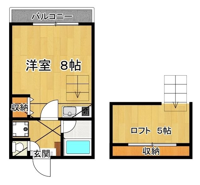 エルム４２ 102号室 間取り