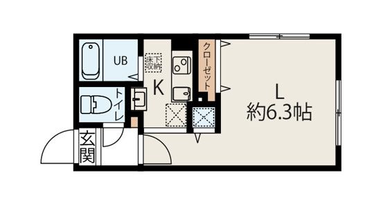 MODULOR氷川台 403号室 間取り