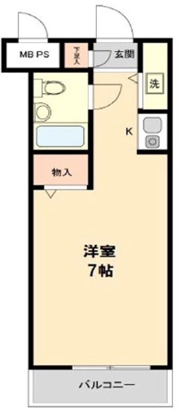 ダイアパレス氷川台 312号室 間取り