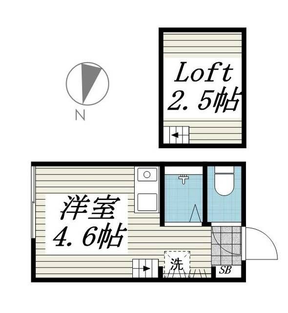 グラード氷川台Ⅱ 202号室 間取り