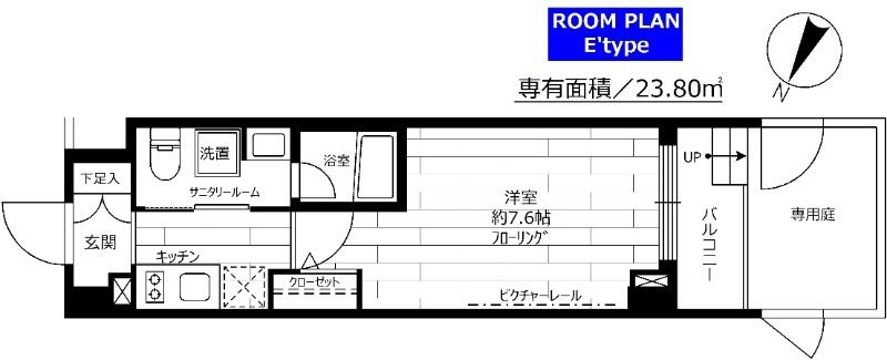 ステージグランデ平和台 103号室 間取り