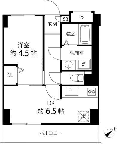 Ｊパレス桜台 702号室 間取り