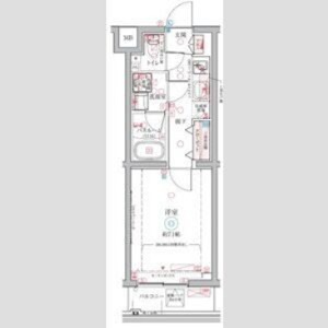 クレヴィスタ氷川台 204号室 間取り
