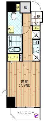 アリーチェ練馬北町 601号室 間取り
