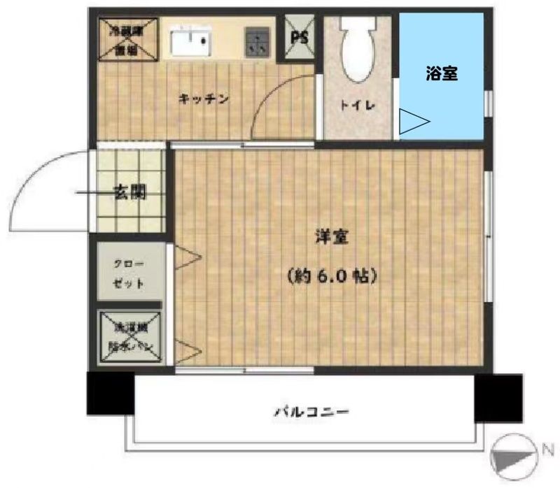桜台マイコーポ 307号室 間取り
