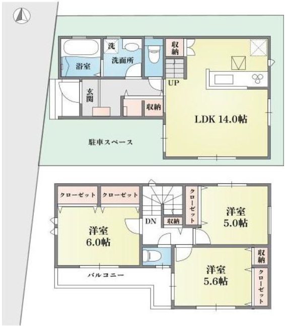 桜台２丁目貸戸建 間取り