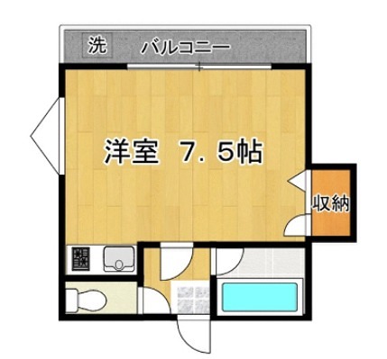 ハイツ　バイオレット 201号室 間取り