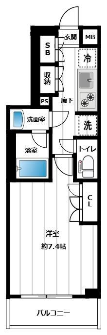 イアース小竹向原 402号室 間取り