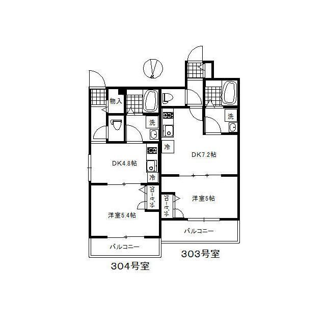 リヴァストン氷川台子育て支援型共同住宅 303号室 間取り