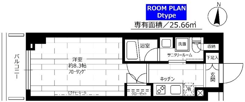 ステージグランデ練馬氷川台 108号室 間取り