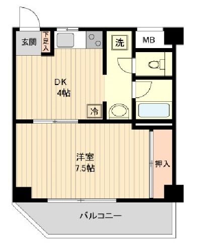 ドリームハイツ 503号室 間取り