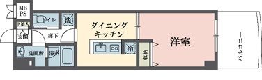 メゾン・ド・ソレイユ 203号室 間取り