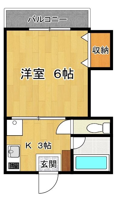 フラット３５C 214号室 間取り