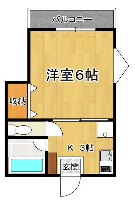フラット３５F 235号室 間取り