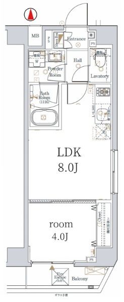 Log練馬 203号室 間取り