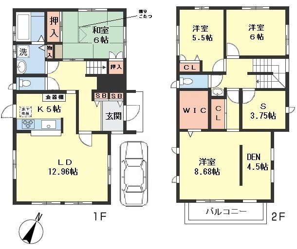 桜台5-41戸建 間取り