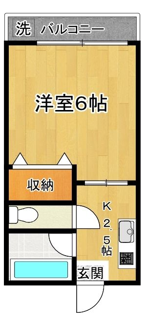 マンション３０&minus;２ 212号室 間取り