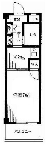 コモクレッセ 306号室 間取り