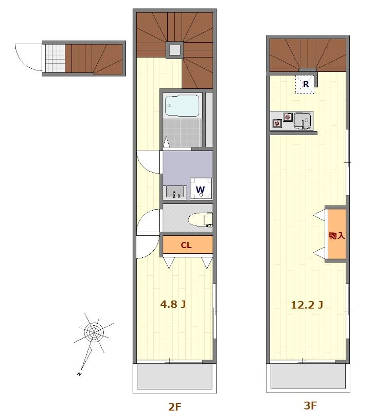 ＣＯＺＹ氷川台 204号室 間取り