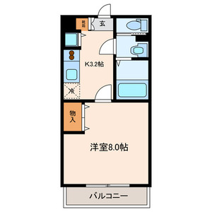 サンメゾン 103号室 間取り