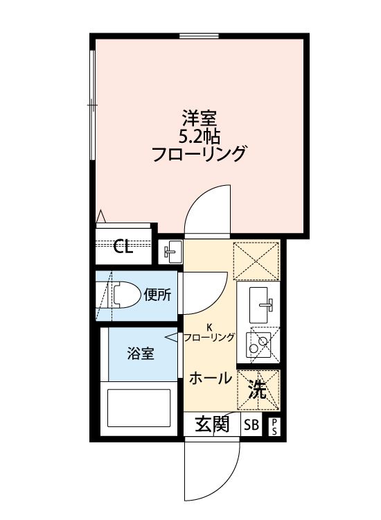グランクオール氷川台 101号室 間取り