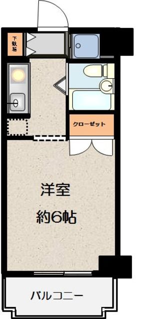 エスタ城北公園 205号室 間取り