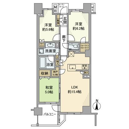 プラウド桜台  0号室 間取り