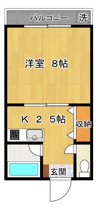 コーポ　アイリス 間取り