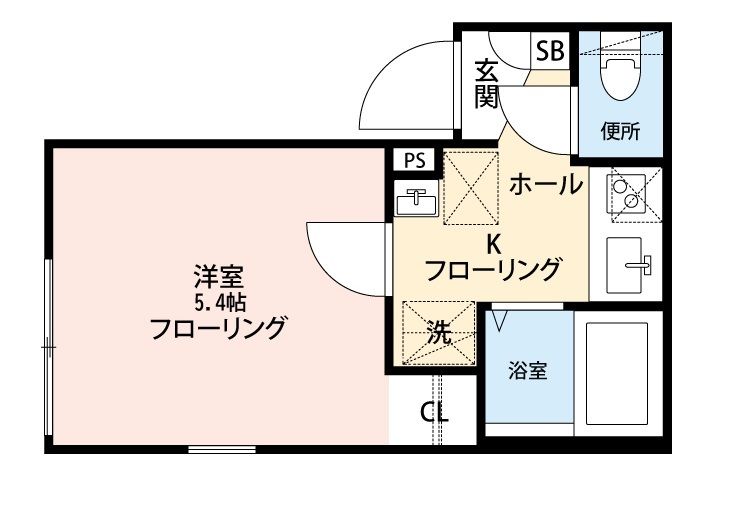 グランクオール氷川台 103号室 間取り