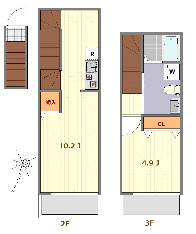 COZY氷川台 203号室 間取り