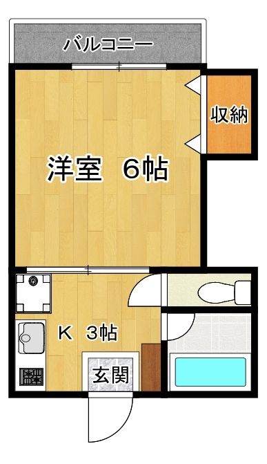 フラット３５F 236号室 間取り