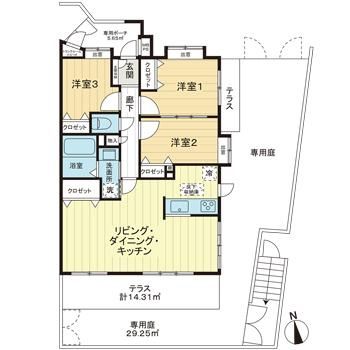 ライオンズマンション氷川台第２ 間取り