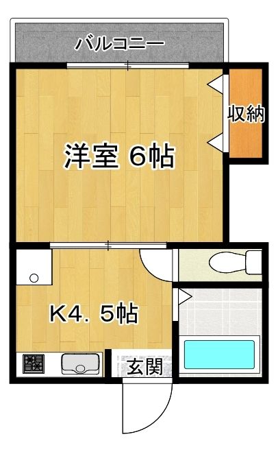 向原第２篠コーポ 間取り
