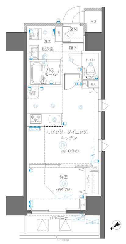 アルファレジデンシア南千住 間取り