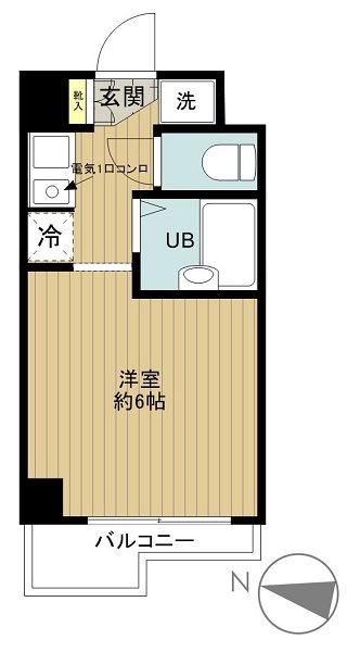 スカイコート文京小石川 間取り
