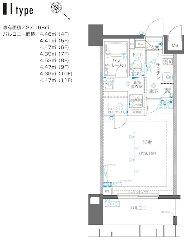 ZOOM横浜関内 間取り