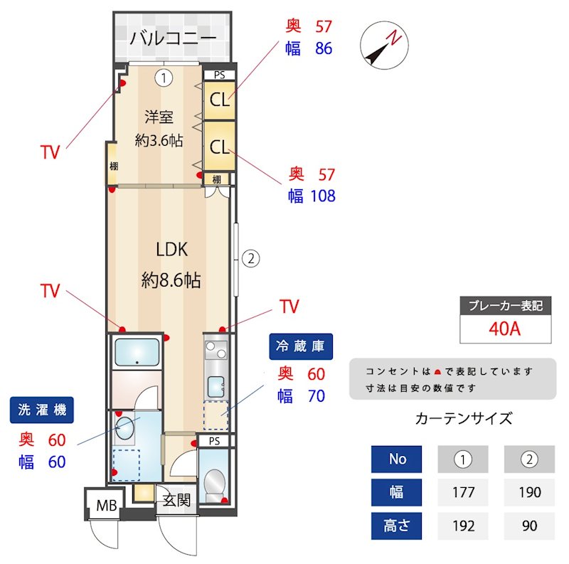 ZOOM蒲田EAST 間取り