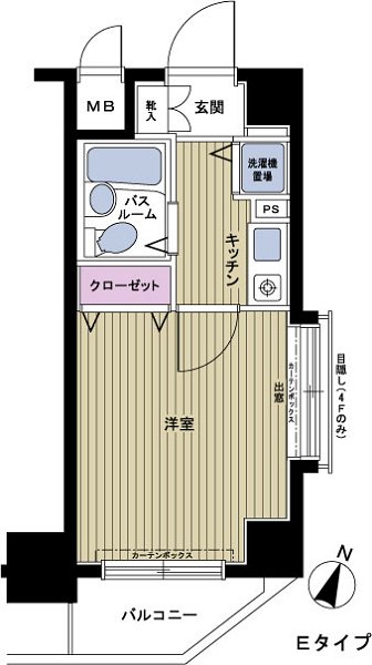 フェニックス笹塚壱番館 間取り