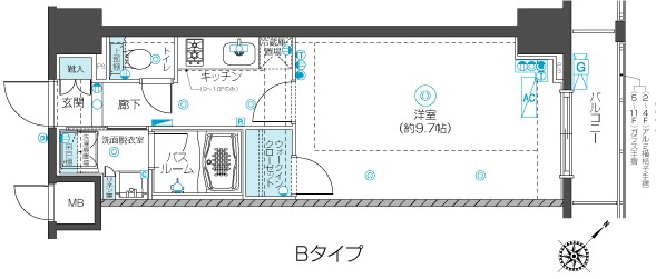 フェニックス新横濱クアトロ 間取り