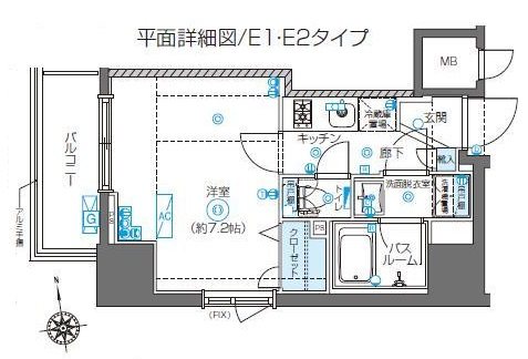 ZOOM東新宿 間取り