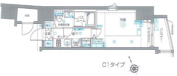 ZOOM恵比寿 間取り