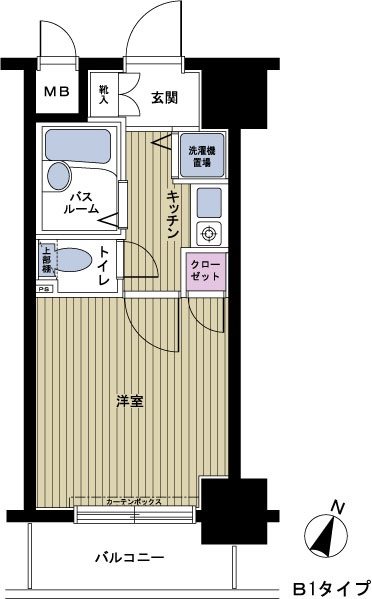 フェニックス笹塚壱番館 間取り