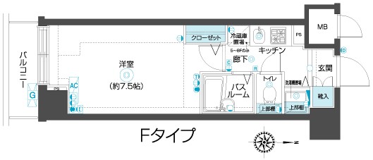 フェニックス武蔵関参番館 間取り