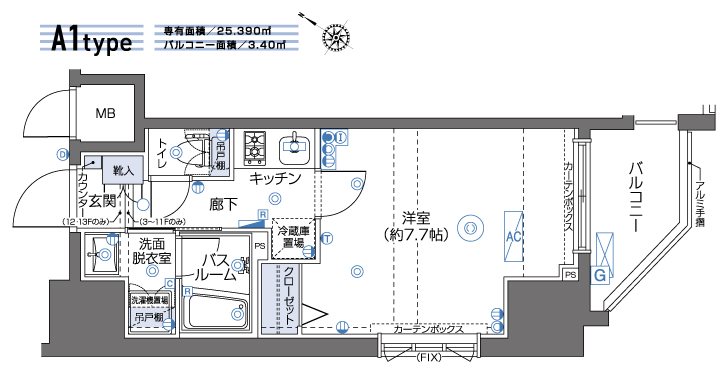 ZOOM川崎Second 間取り